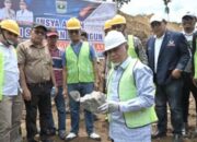Gubernur Mahyeldi Letakkan Batu Pertama Pembangunan SMA Negeri 3 Gunung Talang Solok
