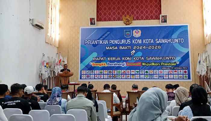 Pengukuhan Kepengurusan KONI Sawahlunto Periode 2024-2028
