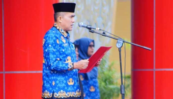 Sekdakab Dharmasraya, Adlisman sebagai Pembina Upacara Peringatan Hari Kesaktian Pancasila