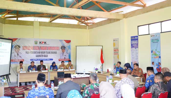 Nagari Talang Babungo Kabupaten Solok Dinilai Tim Penilai Desa Anti Korupsi