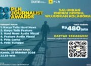 Kirimkan Karya Jurnalistik Terbaikmu! Pendaftaran PLN Journalist Award 2024 Tinggal Sebulan Lagi