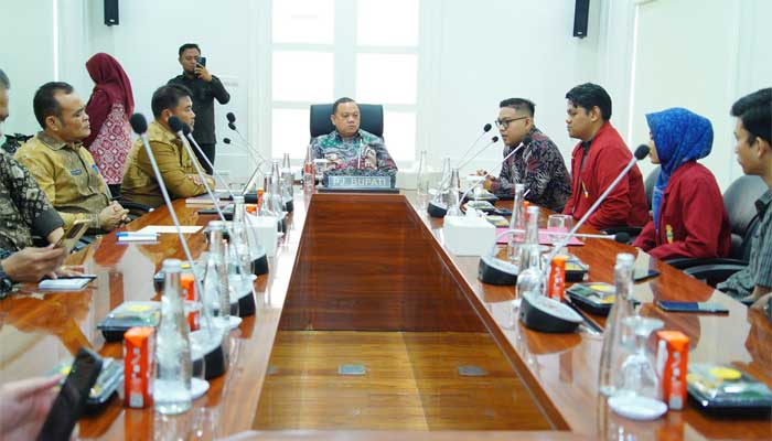 Pengurus IMM Sumsel Audiensi dengan Pj Bupati Muba