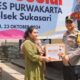 Polres Purwakarta Gelar Baksos Bagi-bagi Sembako