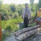 Dinas PUPR meninjau dan melakukan pengecekan langsung di gorong-gorong yang amblas di Dusun 1 dan 3 Desa Meranti, Kabupaten Asahan