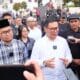Paslon Wako dan Wawako Bukittinggi, Ramlan Nurmatias bersama Ibnu Asis kunjungi Pasar Atas