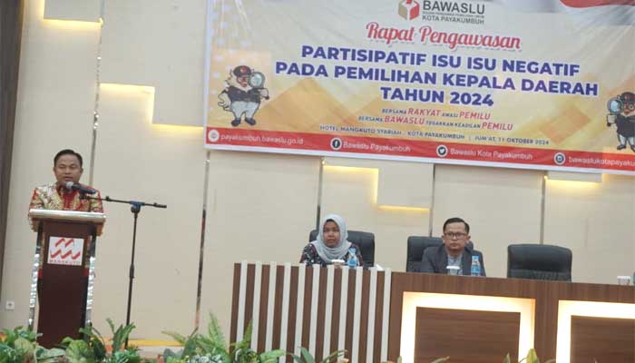Bawaslu Kota Payakumbuh gelar rapat partisipatif terkait isu-isu negatif pada Pemilihan Kepala Daerah