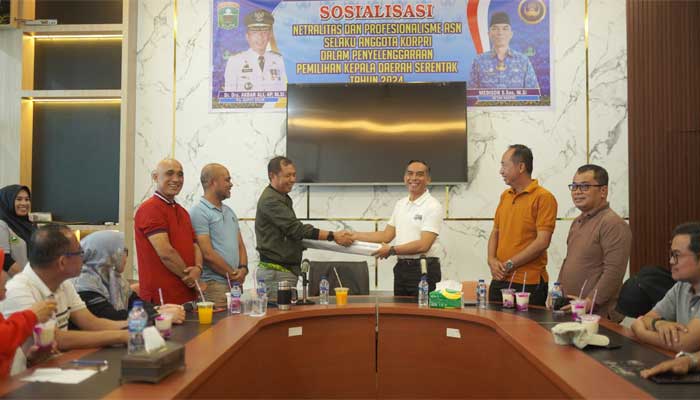 Penjabat Sementara Bupati Akbar Ali Pamit kepada Jajaran Pemkab Solok