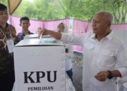 Bupati Asahan Berikan Hak Suaranya di Pilkada Serentak 2024