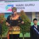 Kepala Kantor Kemenag, Dedi Wandra memimpin upacara peringatan Hari Guru Nasional (HGN) 2024 di MTsN 1 Sawahlunto