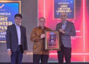 JNE Raih Penghargaan di Indonesia Most Trusted Companies Award 2024