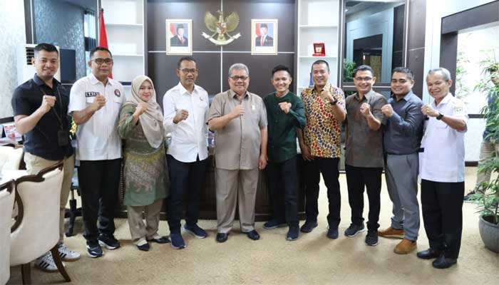 KPID Temui Ketua DPRD Sumbar, Muhidi