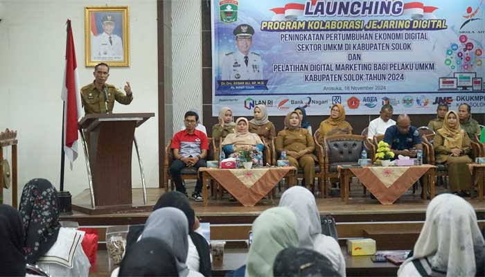 Pemkab Solok Launching Program Kolaborasi Jejaring Digital