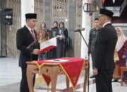 Fauzan Hasan Lantik Ezeddin Zain sebagai Penjabat Sekretaris Daerah Kota Sawahlunto