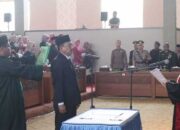 Sujito Diambil Sumpahnya sebagai Wakil Ketua I DPRD Dharmasraya, Ini Pesan Bupati Sutan Riska