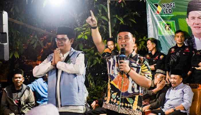 Kampanye Tatap Muka di Nan Balimo dan Laing, Paslon NC-LM: Jalan Lingkar Utara Kota Solok bakal Dituntaskan