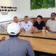 Suasana konferensi pers Paslon Pilkada Kota Sawahlunto nomor urut 01, Riyanda - Jeffry