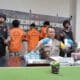 Konferensi pers Polres Sawahlunto terkait penangkapan 3 tersangka sedang pesta narkoba