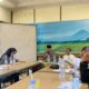 Ketua Tim Pemenangan pasangan calon nomor urut 3 Bupati dan Wakil Bupati Agam, Ferdianto memberikan keterangan pers