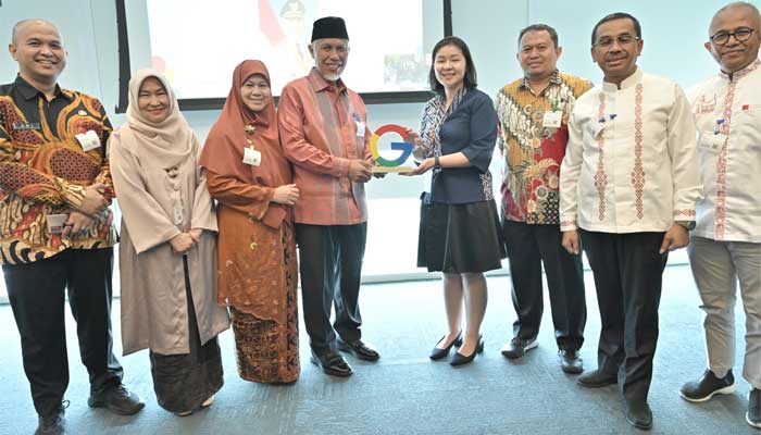 Gubernur Sumbar, Mahyeldi beserta rombongan kunjungi Kantor Google Indonesia