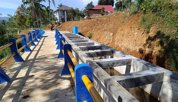 Pembangunan Banda Taluak Bawah di Solok Tuntas, Petani Jawi-Jawi: Terima Kasih Pemprov Sumbar! 2 Saluran irigasi Banda Taluak Bawah di Nagari Jawi-Jawi, Kabupaten Solok
