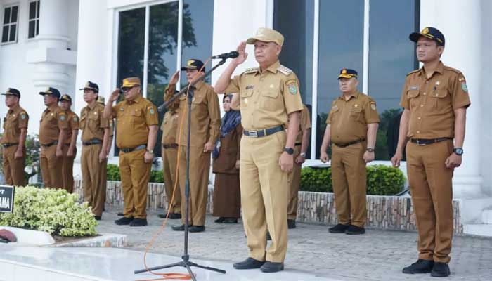 Bupati Asahan, H Surya Pimpin Apel Gabungan Bulan Desember 2024