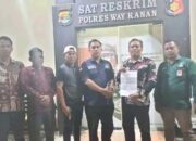 Camat Way Tuba, Johanis laporkan Oknum Anggota DPRD Provinsi ke Polisi