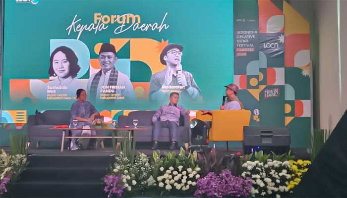 Wakil Bupati Solok, Jon Firman Pandu Jadi Pembicara di Indonesia Creative Cities Festival Tangerang Selatan