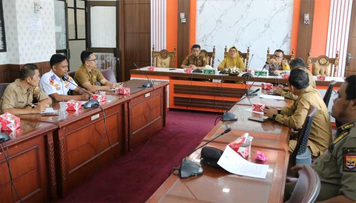 Pemko Pariaman dan Polres Pariaman rapat persiapan pengamanan liburan Natal dan tahun baru (NATARU)