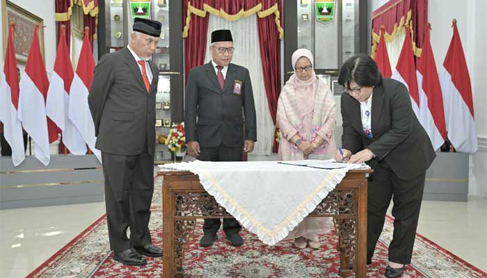 Pengukuhan Arif Ardiyanto sebagai Kepala Perwakilan BPKP Sumbar