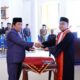 Ketua Pengadilan Negeri Blambangan Umpu, Arista Budi Cahyawan ambil sumpah/janji Pimpinan DPRD Way Kananmasa jabatan 2024-2029