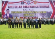 Pjs. Bupati Blitar Pimpin Apel Siaga Satlinmas untuk Persiapan Pilkada 2024
