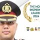 Kapolres Lingga Terima Penghargaan The Most Inspiring Leader 2024 di Award Internasional Maharaja Kutai Mulawarman