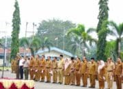 Bupati Sutan Riska Pimpin Apel Gabungan ASN Pemkab Dharmasraya