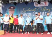 DPRD Dharmasraya Meriahkan HUT Kabupaten ke-21 dengan Senam Massal