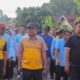 Bupati Sutan Riska Tuanku Kerajaan dan Ketua DPRD Ikuti Jalan Santai HUT Kabupaten Dharmasraya ke-21