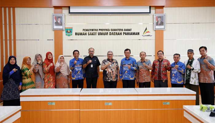 Ketua DPRD Sumbar, Muhidi saat Kunjungan Kerja ke RSUD Muhammad Yamin Kota Pariaman