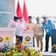 Peresmian 37 proyek strategis ketenagalistrikan di 18 Provinsi oleh Presiden Republik Indonesia, Prabowo Subianto (tengah) didampingi Menteri ESDM, Bahlil Lahadalia (kedua dari kanan), Menteri BUMN, Erick Thohir (kedua dari kiri), Menteri PU, Dody Hanggodo (kiri), dan Direktur Utama PLN, Darmawan Prasodjo (kanan) pada Senin (20/1) bertempat di PLTA Jatigede, Kabupaten Sumedang, Jawa Barat