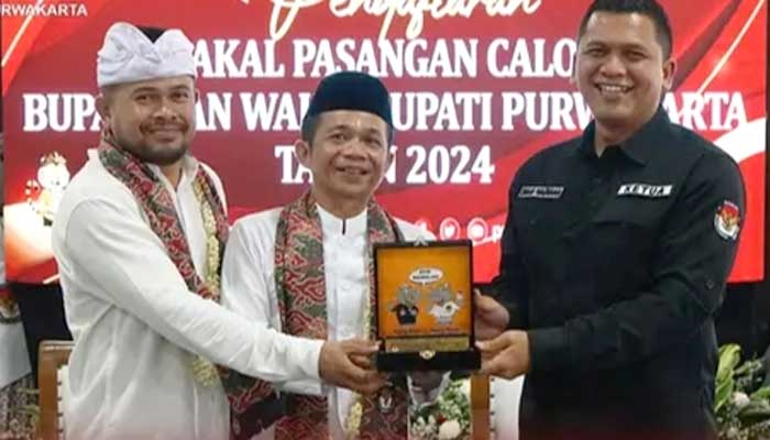 Pasangan Saepul Bahri Binzein – Abang Ijo Hapidin Ditetapkan sebagai Bupati dan Wakil Bupati Purwakarta Terpilih