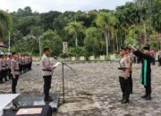 Serah Terima Jabatan Kasat Samapta Polres Sawahlunto, Febrijoni Gantikan Awaluddin