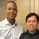 Patrick Kluivert bersama Ketua DPD RI, Sultan B Najamuddin