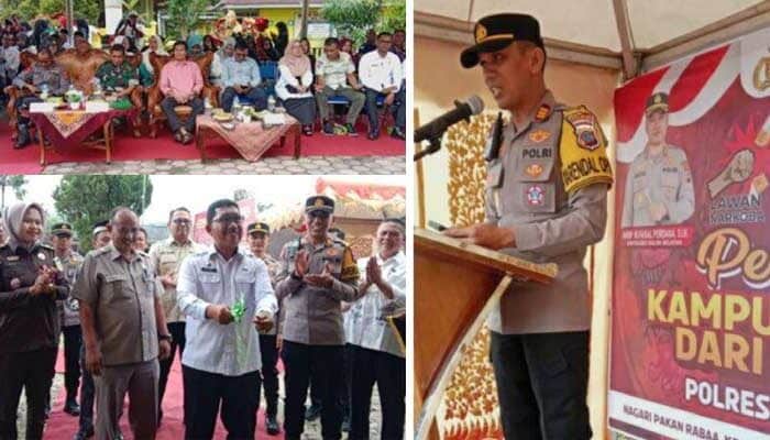 Warga bersama Forkopimda Koto Parik Gadang Diateh Deklarasi Anti Narkoba