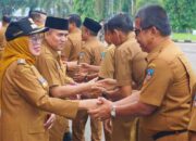 Perdana Pimpin Apel Gabungan ASN, ini Pesan Wakil Bupati Dharmasraya