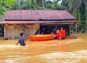 Bupati Dharmasraya Perintahkan Wabup Leli Arni dan Sekda Memimpin Tanggap Darurat Banjir di Timpeh