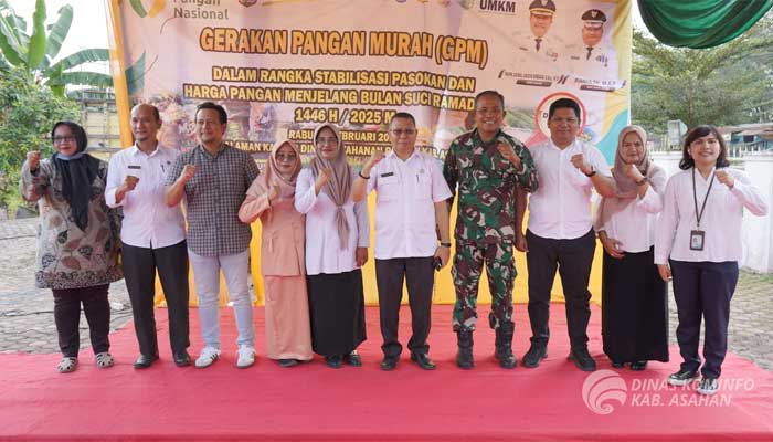 Dinas Ketapang Kabupaten Asahan Gelar Gerakan Pangan Murah