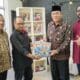 Bupati Musi Banyuasin (Muba), H M Toha bersama tim Media Info Indonesia
