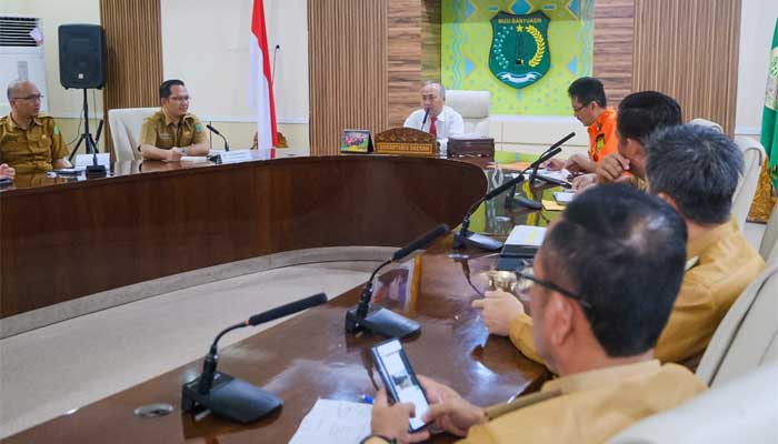 Rapat Penanggulangan Bencana Banjir di Kabupaten Musi Banyuasin