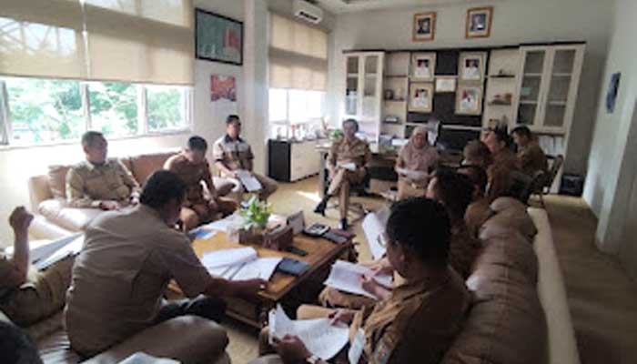 Rapat Persiapan Pemberian Bantuan bagi Korban Banjir di Kabupaten Way Kanan