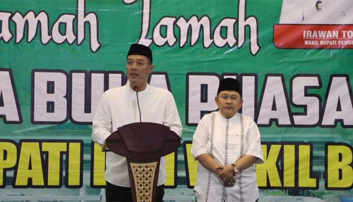 Ramah Tamah dan Buka Puasa, Bupati Dedi Irawan Tegaskan Komitmennya Bangun Pesibar menjadi Lebih Baik
