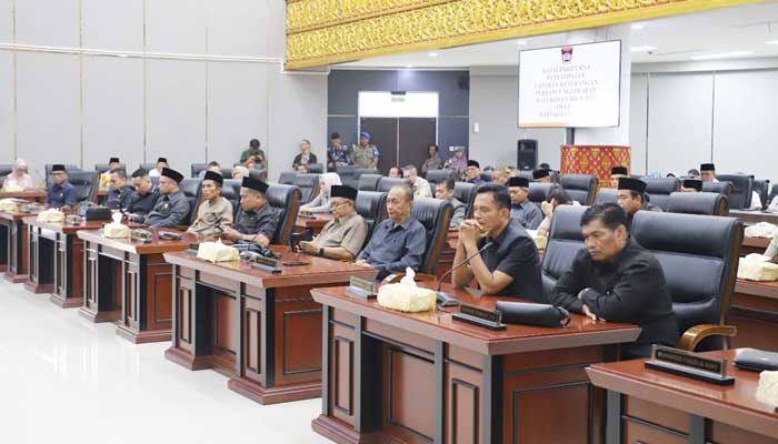 DPRD Kota Padang Gelar Rapat Paripurna Penyampaian LKPj Wali Kota Tahun 2024