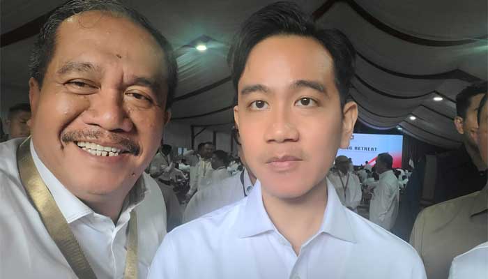 Bupati Asahan, Taufik Zainal Abidin Siregar bersama Wapres Gibran Rakabuming Raka